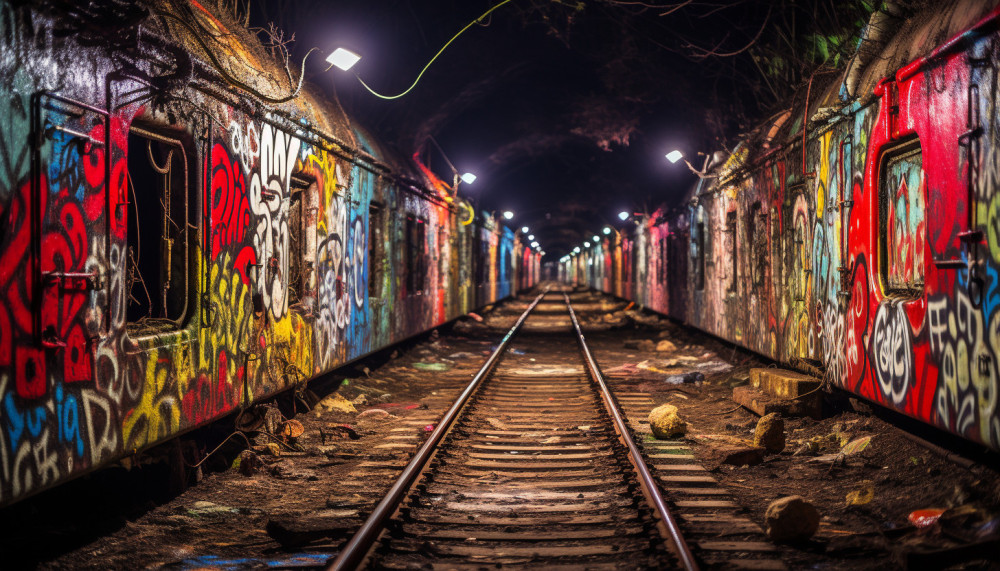 La bellezza celata dei graffiti sotterranei
